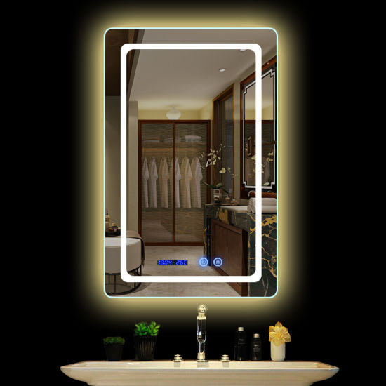 Professional Factory LED Light Touch Sensor Switch 3-6mm Thick Vanity Smart Mirror Glass Wholesale