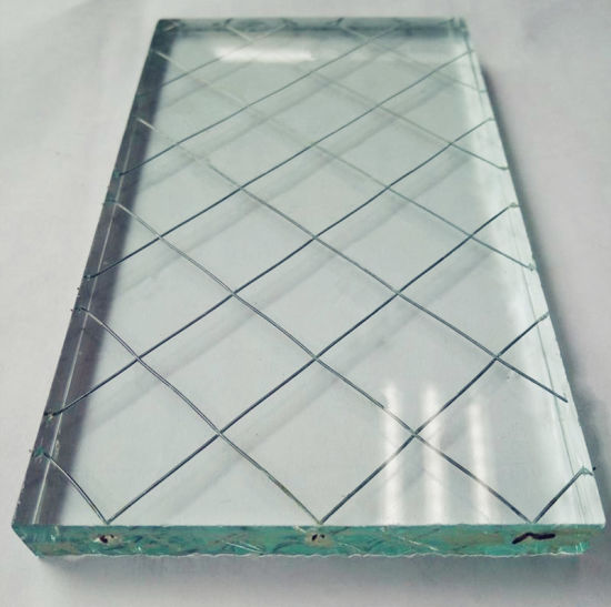 Good Quality Wired Glass of Fireproof Glass