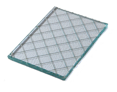 Laminated Wired Technique Mesh Metal Glass