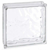 Clear Lattice Glass Blocks 190*190*80mm Glass Brick