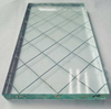 Clear Diamond Wired Glass/Patterned Glass/Window Glass/Door Glass
