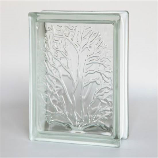 190X190X80mm Decoration Glass Function And Clear Glass Brick