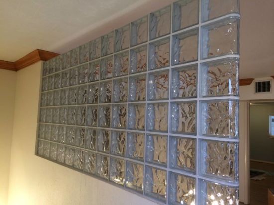 Wall Decorative Building Craft Clear Transparent Crystal Hollow Glass Block Price