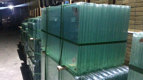 Tempered Glass Processing 26mm-Ei60 Double Layer Fire Rated Glazing Door and Partition System