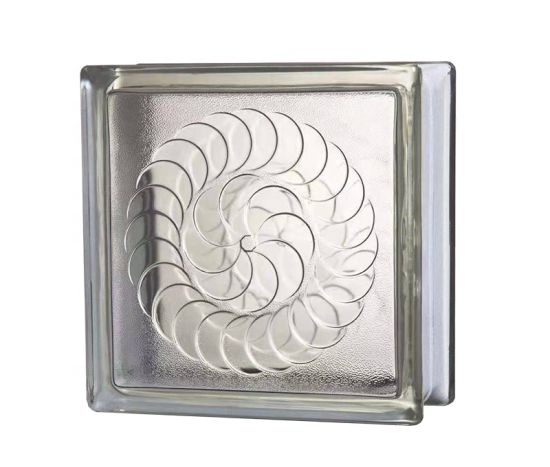 Colored Tinted Crystal Glass Block Wall Building Decorative Glass Brick