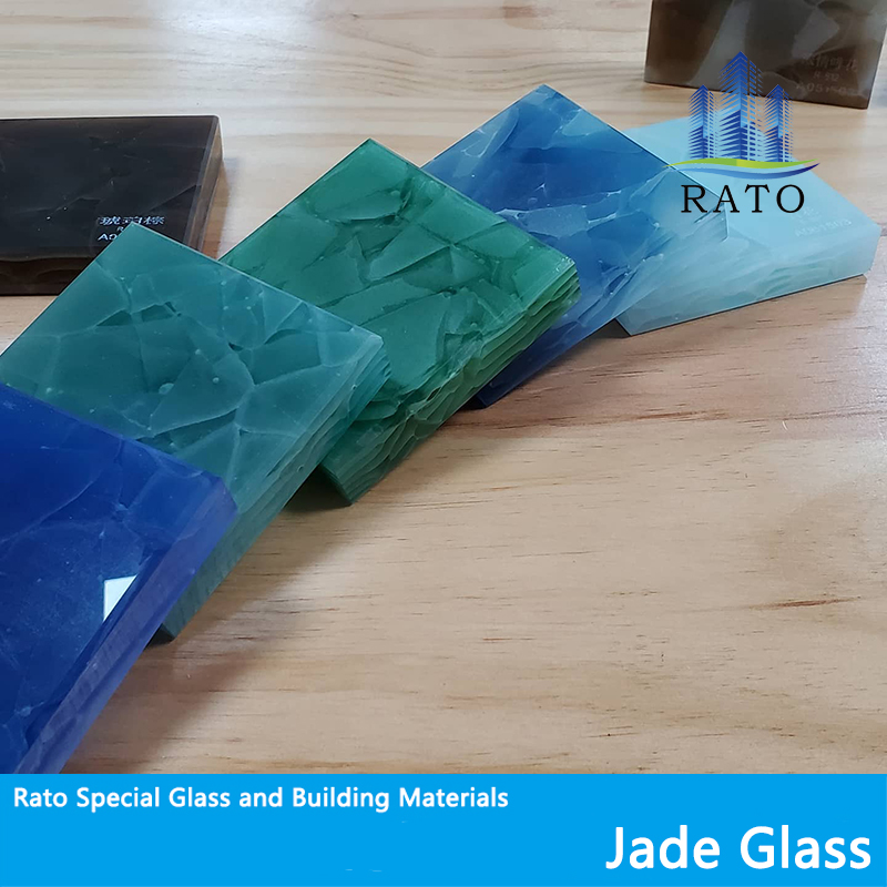 Color Tinted Artificial Stone Glass/Jade Glass for Countertop And Home Decoration