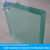 Processing 26mm-EI60 Double Layer Fire Rated Glazing Door And Partition System Tempered Heat Proof Glass
