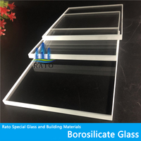 Monolithic Fire Rated Glass Fire-Resistant Glass Borosilicate Glass E30,E60E120 with BS Certificate