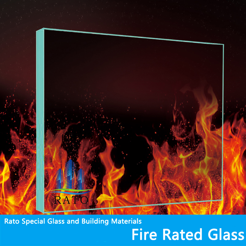 Fire Resistant Glass Price 30min 60min 90min Fireproof Glass Heat Rated Unbreakable Tempered Toughened Glass Wall Window Door 