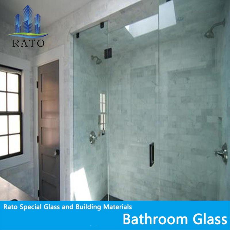 8-15mm Flat And Curved Bathroom Glass