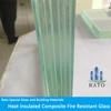 Fire Rated Laminated Glass with Heat Insulation for Fire Place