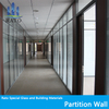 Demountable Glass Office Partition, Transparent Glass Partition with PVC Profile, Frameless Glass Types of Wall Partition