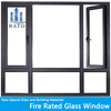 High Quality Double Glass Galvanized Steel Frame Fire Rated Window