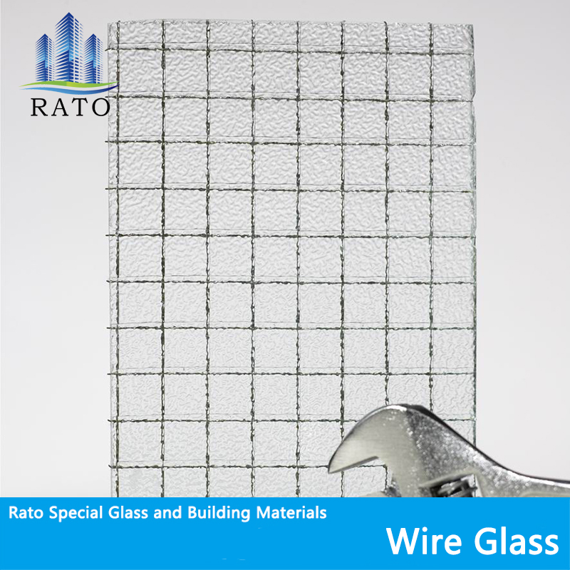 6mm Fireproof Glass Factory Wire Reinforced Safety Glass Unbreakable Glass Windows for Homes