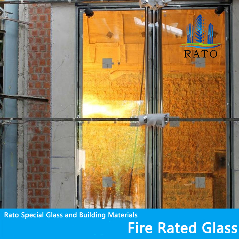 High-Quality Fire Resistant Rated Glass Tempered Anti Fire Protection Glass for Building Windows Low-Cost Safety Glass