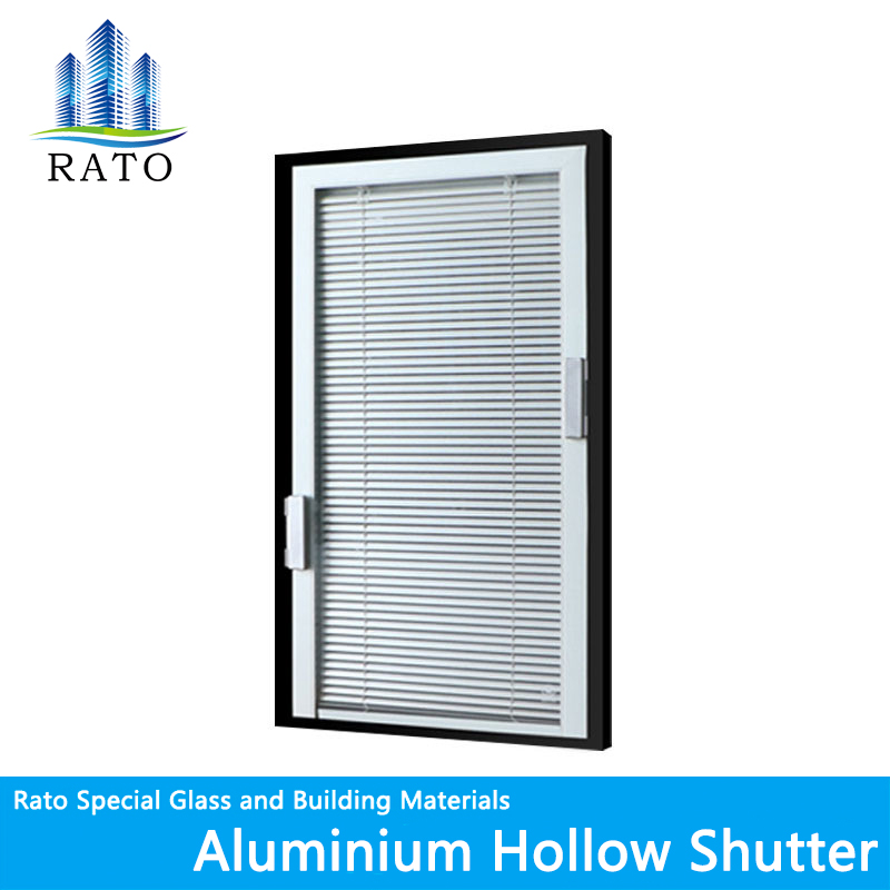 Fire Rated Aluminum Office Curtains And Blinds with Hollow Glass Inserts Blinds Office Hollow Blinds