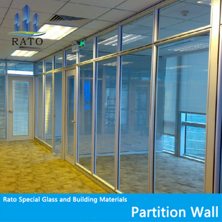 High Quality Building Materials Tempered Safety Glass for Office Interior Partition Wall Panel