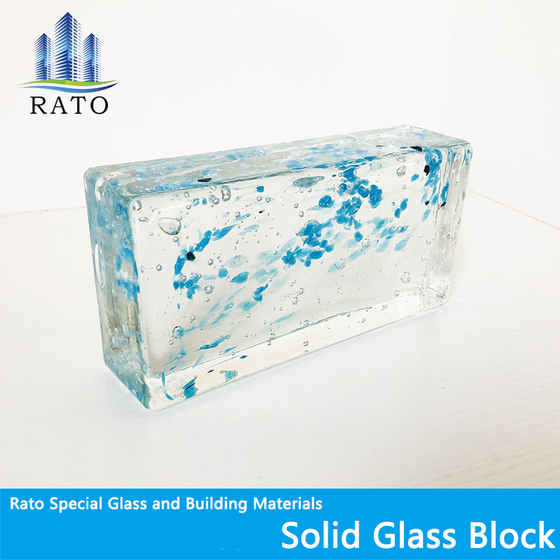 Factory Sourcing Glass Crystal Bricks For Home House Decoration Solid Building Glass Block For Sale 
