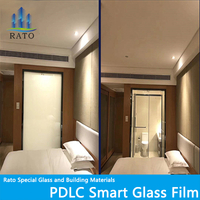 Factory Supply of Dimming Smart Glass Film Black Electrochromic Smart Film Pdlc Switchable Smart Film 