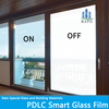 PDLC Magic Glass Film Smart Glass 10mm PDLC Self Adhesive Smart Glass Film 