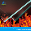 Clear Heat Resistant Tempered Fire Rated Glass For Gas Stove/Oven 