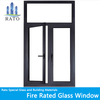 Insulated Fire Rated Profilewith Argon Gas Hollow Glazed Aluminium Swing Window